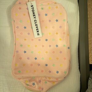 Stoney Clover Lane Pink Star Cosmetic Bag